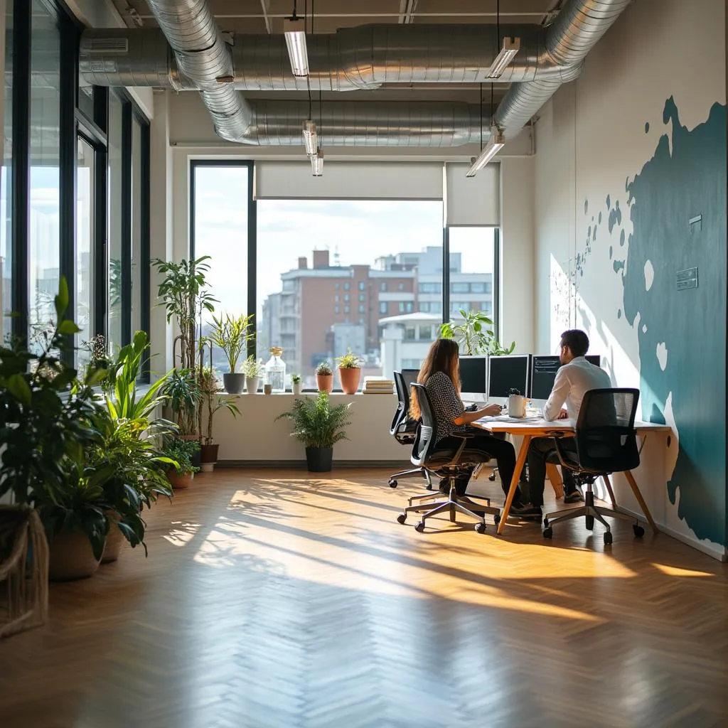 Espacio de trabajo moderno de InversiónTotal